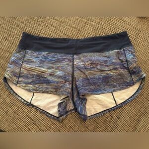 lululemon athletica Blue Multi Athletic Shorts